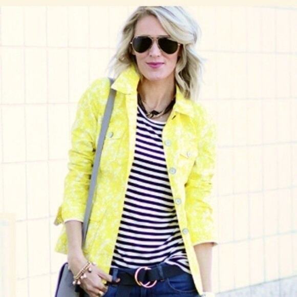 Cabi Field Jacket Spring Yellow 5160 Small - Picture 1 of 6